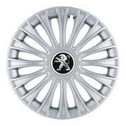 Set 4 Capace Roti, potrivite jantelor de R14, pentru Peugeot, model dino cromat