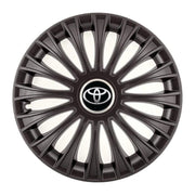 Set 4 Capace Roti, potrivite jantelor de R14, pentru Toyota, model dino Negru