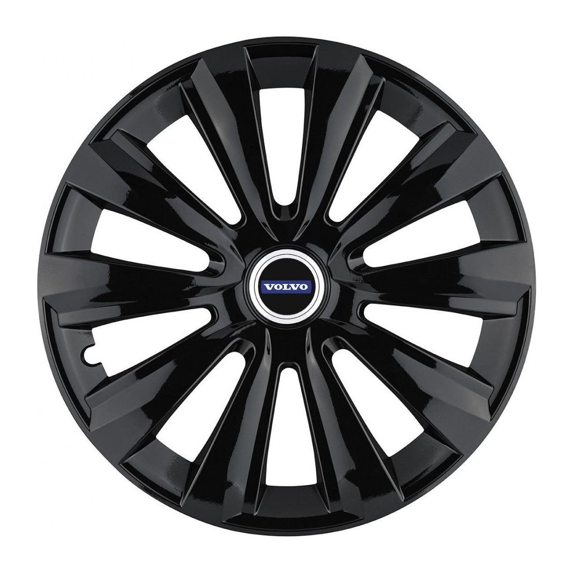 Set 4 Capace Roti, potrivite jantelor de R14, pentru Volvo, model delta negru