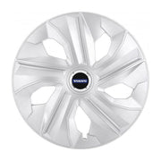 Set 4 Capace Roti, potrivite jantelor de R14, pentru Volvo, model luna cromat