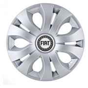 Set 4 Capace Roti, potrivite jantelor de R15, Compatibil Cu Fiat, model top crom