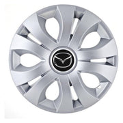 Set 4 Capace Roti, potrivite jantelor de R15, Compatibil Cu Mazda, model top crom