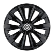 Set 4 Capace Roti, potrivite jantelor de R15, pentru Fiat, model delta negru