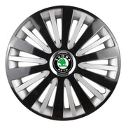 Set 4 Capace Roti, potrivite jantelor de R15, pentru Skoda, model falcon dual