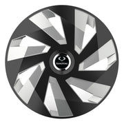 Set 4 Capace Roti, potrivite jantelor de R15, pentru SsangYoung, model vector black and silver