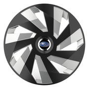 Set 4 Capace Roti, potrivite jantelor de R15, pentru Subaru, model vector black and silver