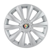 4 darabos dísztárcsa készlet, R16 felnikre alkalmas, Alfa Romeo delta króm modellhez