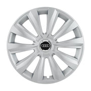 Set 4 Capace Roti, potrivite jantelor de R16, pentru Audi, model delta cromat