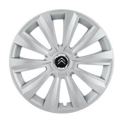 Set 4 Capace Roti, potrivite jantelor de R16, pentru Citroen, model delta cromat