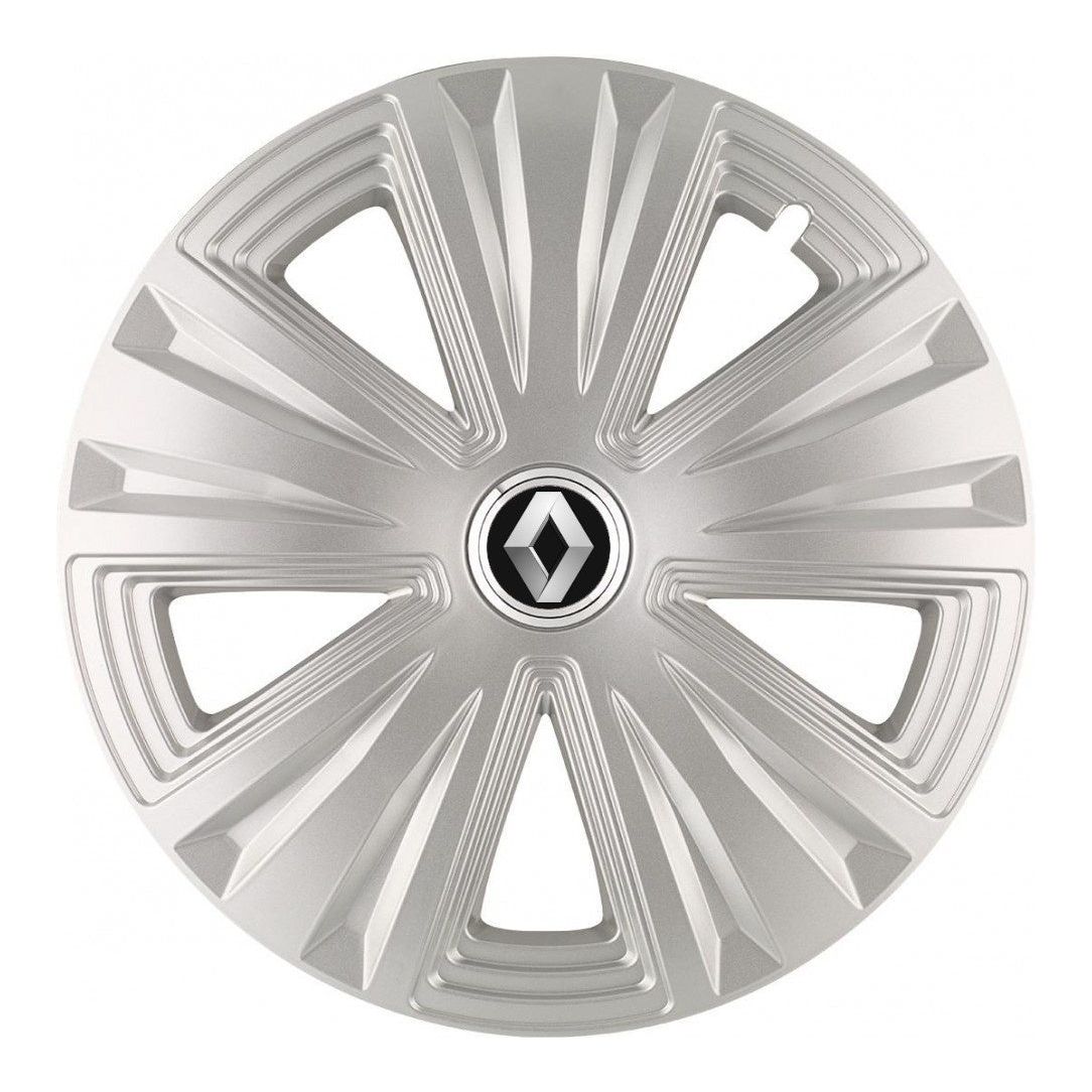 Set 4 Capace Roti, potrivite jantelor de R16, pentru Renault, model glory Gri