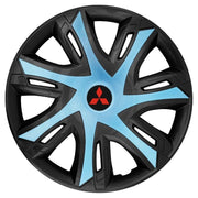 Set 4 capace roti Power bicolor azur R15 Compatibil Cu Mitsubishi