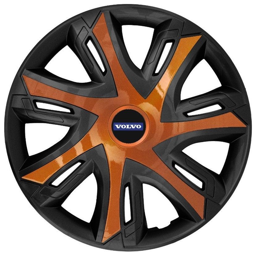 Set 4 capace roti Power bicolor cooper R14 Compatibil Cu Volvo