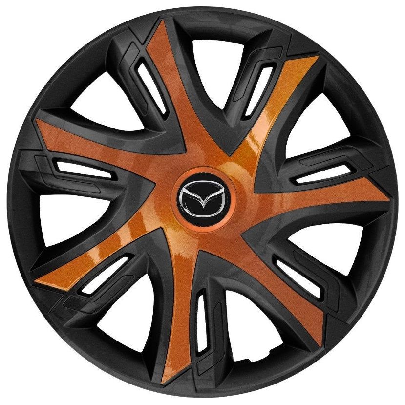 Set 4 capace roti Power bicolor cooper R16 Compatibil Cu Mazda