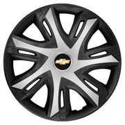 Set 4 capace roti power bicolor silver R15 Compatibil Cu Chevrolet
