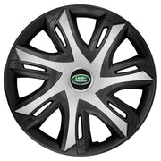 Set 4 capace roti power bicolor silver R15 Compatibil Cu Land Rover