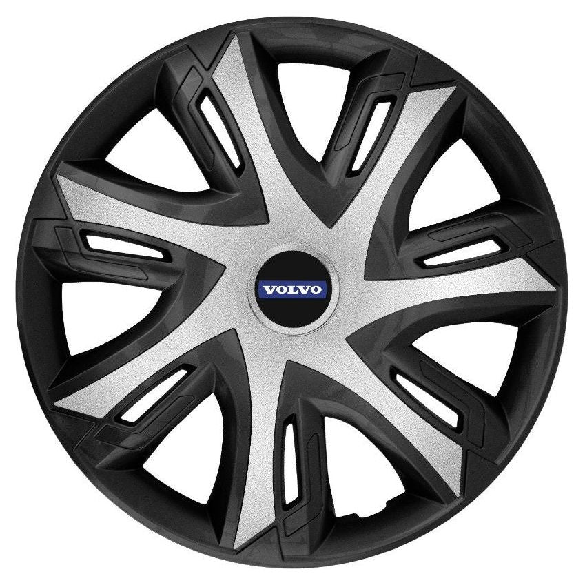 Set 4 capace roti Power Bicolor Silver R15 Compatibil Cu Volvo