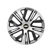 4 db-os 15 colos (R15) kerékborító készlet, hollószürke-fekete, Chevrolet-kompatibilis