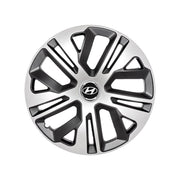 4 db-os 15 colos (R15) kerékborító készlet, hollószürke-fekete, Hyundai-kompatibilis
