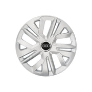 4 db-os 15 colos (R15) kerékborító készlet, hollószürke, Audi autókkal kompatibilis