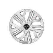 4 db-os 15 colos (R15) kerékborító készlet, hollószürke, Mazda kompatibilis