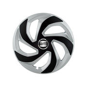 Set 4 capace roti Rex Gri-Negru R16 pentru gama auto Seat