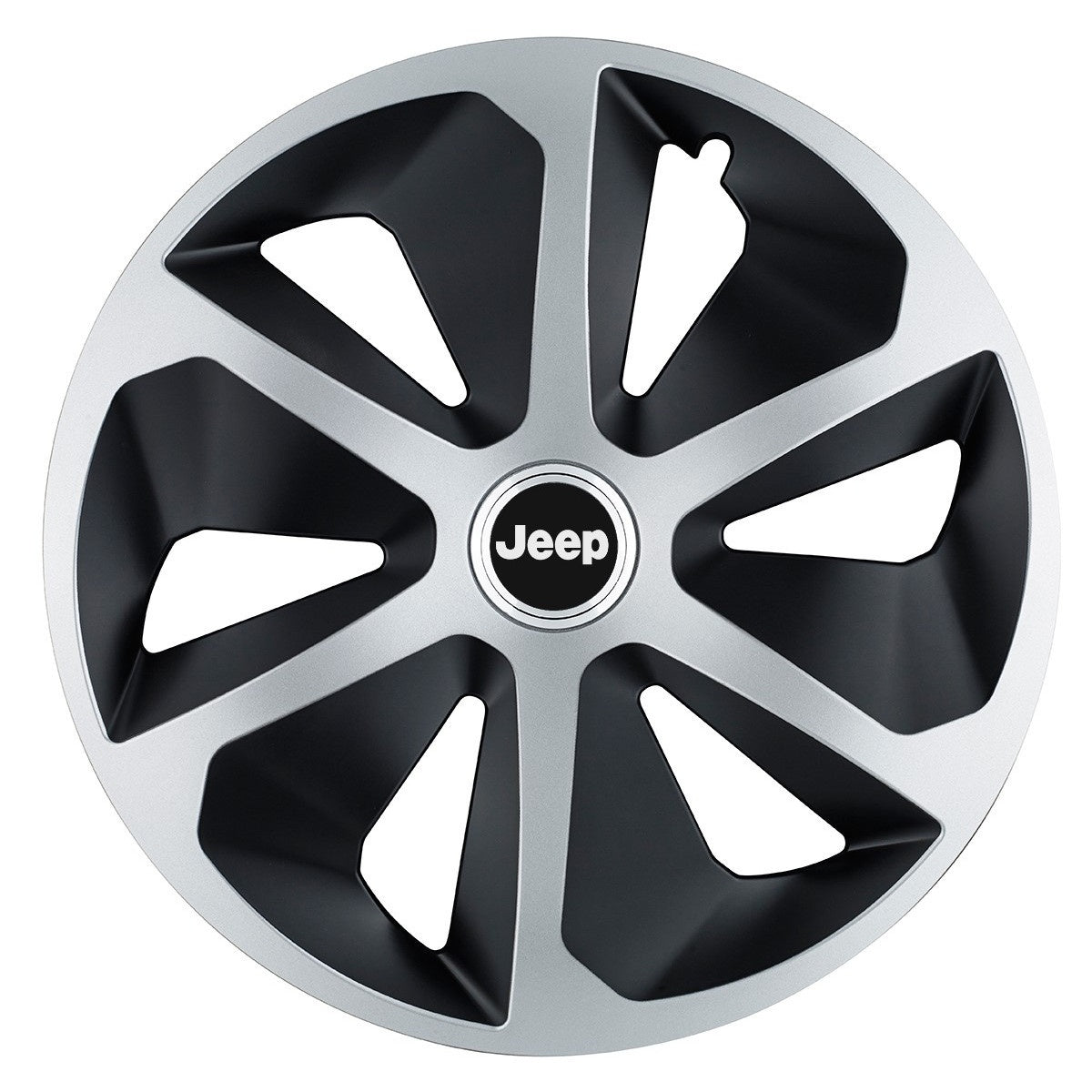 Set 4 capace roti Roco Gri-Negru R17 pentru gama auto Jeep