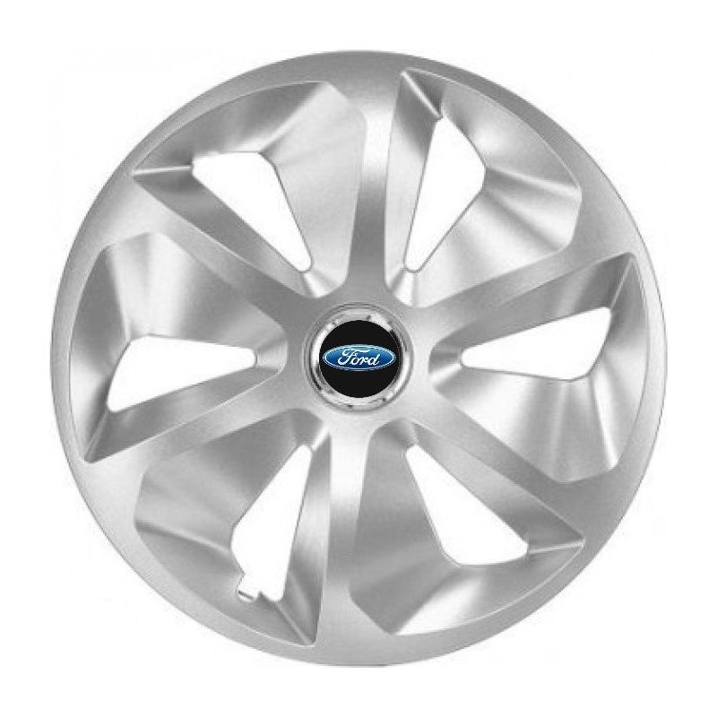 Set 4 Capace Roti Roco Gri R14, pentru Ford