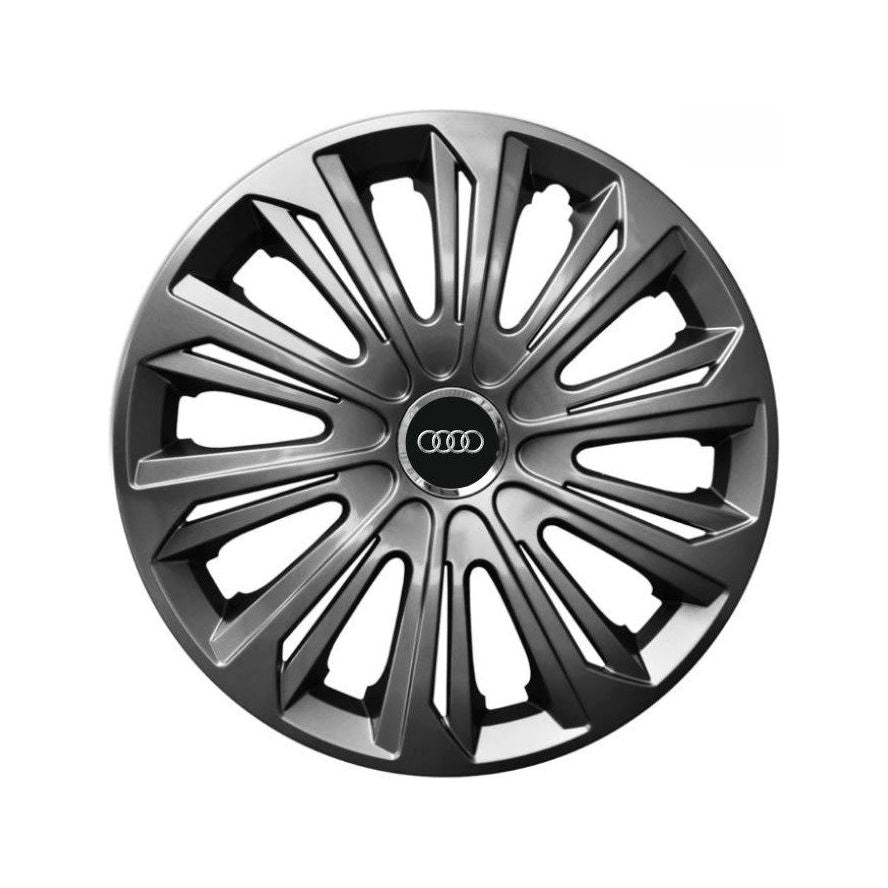 Set 4 capace roti strong grafit R14 Compatibil Cu Audi
