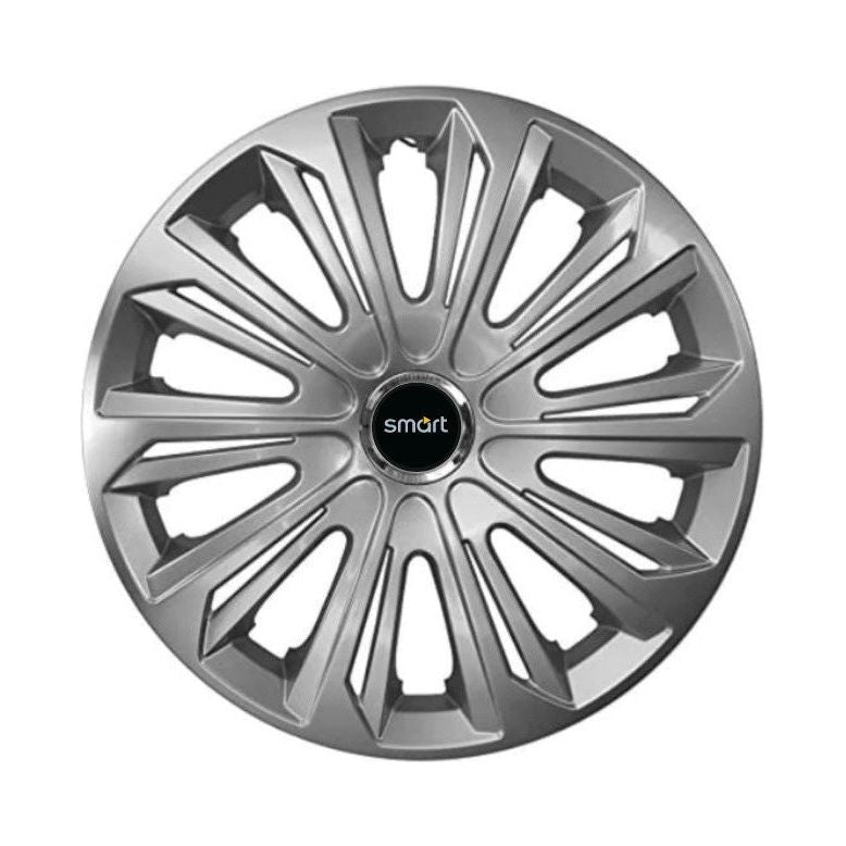 Set 4 capace roti Strong silver varnished R14 Compatibil Cu Smart