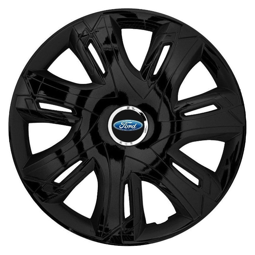 Set 4 capace roti Supernova black laquered R14 Compatibil Cu Ford