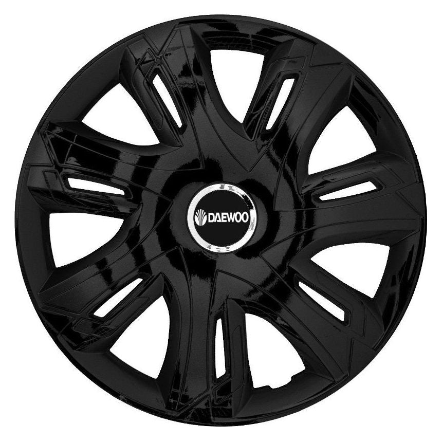 Set 4 capace roti Supernova black laquered R15 Compatibil Cu Daewoo