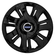 Set 4 capace roti Supernova black laquered R16 Compatibil Cu Volvo