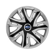 Set 4 capace roti Supernova silver/black R14 Compatibil Cu Subaru