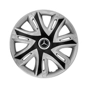 Set 4 capace roti Supernova silver/black R16 Compatibil Cu Mercedes-Benz