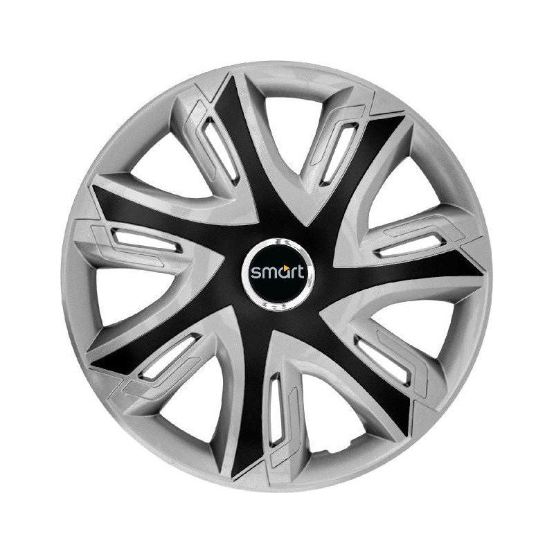 Set 4 capace roti Supernova silver/black R16 Compatibil Cu Smart