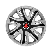 Set 4 capace roti Supernova silver/black R16 Compatibil Cu Suzuki