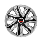 Set 4 capace roti Supernova silver/black R16 Compatibil Cu Mitsubishi