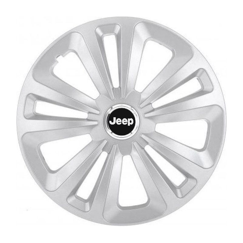 Set 4 Capace Roti Terra Gri R14, pentru Jeep