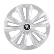 4 db-os Terra szürke kerékszett R14 Peugeot-hoz