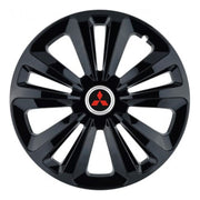 Set 4 Capace Roti Terra Negru R15, pentru Mitsubishi