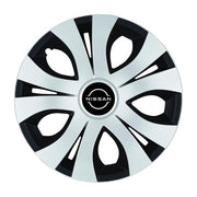 Set 4 Capace Roti Top Gri-Negru R14, Compatibil Cu Nissan Nou