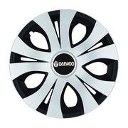 Set 4 Capace Roti Top Gri-Negru R17, Compatibil Cu Daewoo