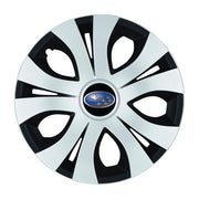 Set 4 Capace Roti Top Gri-Negru R17, Compatibil Cu Subaru