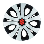 Set 4 Capace Roti Top Gri-Negru R17, Compatibil Cu Suzuki