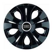 Set 4 Capace Roti Top Negru R15, Compatibil Cu Audi