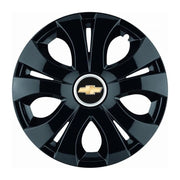 Set 4 Capace Roti Top Negru R15, Compatibil Cu Chevrolet