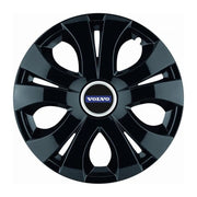 Set 4 Capace Roti Top Negru R15, Compatibil Cu Volvo