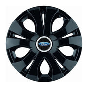 Set 4 Capace Roti Top Negru R16, Compatibil Cu Ford