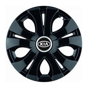 Set 4 Capace Roti Top Negru R16, Compatibil Cu Kia
