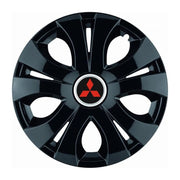 Set 4 Capace Roti Top Negru R16, Compatibil Cu Mitsubishi